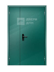 Полуторная противопожарная дверь ДПМ-02 EI-15 глухая герметичная